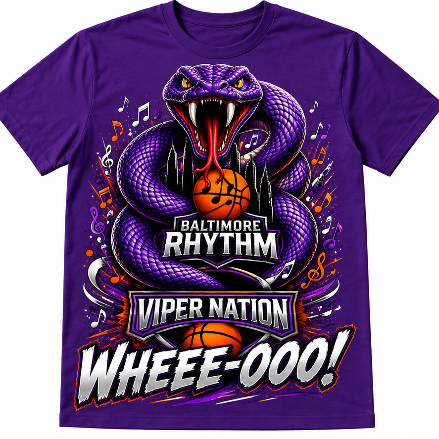 Viper Nation Wheee-Ooo! T-Shirt (Purple Edition)